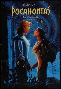 8a662 POCAHONTAS int'l 1sh 1995 Disney, the famous Native American Indian with Smith as a couple!