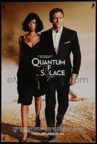 8a681 QUANTUM OF SOLACE advance 1sh 2008 Daniel Craig as James Bond, sexy Olga Kurylenko!