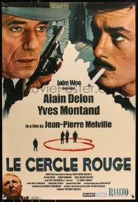 8a706 RED CIRCLE 1sh R2003 Jean-Pierre Melville's Le Cercle Rouge, Alain Delon, cool images!