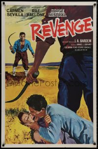 8a724 REVENGE 1sh R1960s artwork of Raf Vallone & Carmen Sevilla, La Veganza, MGM Presents!