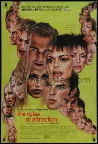 8a747 RULES OF ATTRACTION 1sh 2002 James Van Der Beek, Shannyn Sossamon, Jessica Biel, many faces!