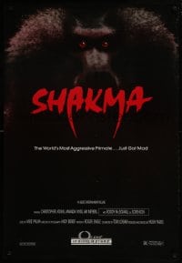 8a764 SHAKMA 1sh 1990 the world's most aggressive killer baboon primate... just got mad!