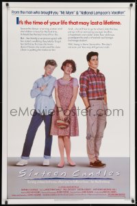 8a786 SIXTEEN CANDLES 1sh 1984 Molly Ringwald, Anthony Michael Hall, directed by John Hughes!