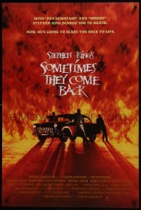8a813 SOMETIMES THEY COME BACK 1sh 1991 Stephen King is going to scare you back to life!