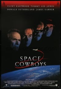 8a816 SPACE COWBOYS DS 1sh 2000 astronauts Clint Eastwood, Tommy Lee Jones, Sutherland & Garner!