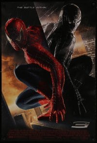 8a825 SPIDER-MAN 3 1sh 2007 Sam Raimi, the battle within, Tobey Maguire in red/black suits!