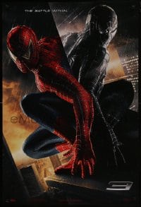 8a826 SPIDER-MAN 3 teaser 1sh 2007 Sam Raimi, the battle within, Tobey Maguire in red/black suits!