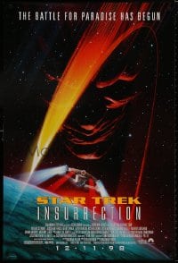 8a842 STAR TREK: INSURRECTION advance 1sh 1998 sci-fi image of the Enterprise and F. Murray Abraham!