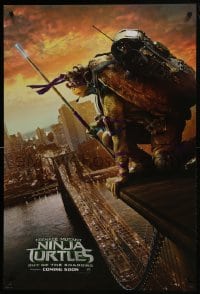 8a884 TEENAGE MUTANT NINJA TURTLES OUT OF THE SHADOWS int'l teaser DS 1sh 2016 image of Donatello!