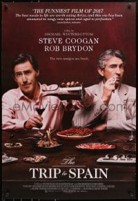 8a922 TRIP TO SPAIN DS 1sh 2017 the two gastronome amigos Steve Coogan and Rob Brydon are back!