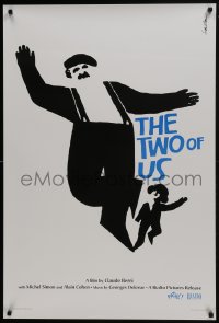 8a936 TWO OF US 1sh R2005 wonderful art of Michel Simon & young Jewish boy by Saul Bass!