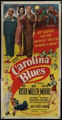8b661 CAROLINA BLUES 3sh 1944 Kay Kyser and His Band, Victor Mature, sexy dancer Ann Miller!