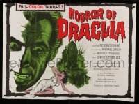 8b682 CURSE OF FRANKENSTEIN/HORROR OF DRACULA INCOMPLETE 3sh 1964 only the Dracula half is present!