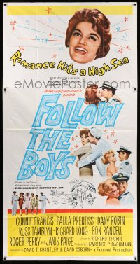 8b709 FOLLOW THE BOYS 3sh 1963 Connie Francis sings and the whole Navy fleet swings!