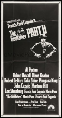8b725 GODFATHER PART II int'l 3sh 1974 Francis Ford Coppola classic crime sequel, Best Picture!