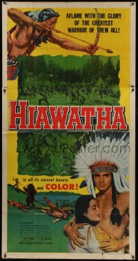 8b747 HIAWATHA 3sh 1953 Vince Edwards is the greatest Native American Indian warrior of them all!