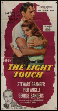 8b802 LIGHT TOUCH 3sh 1951 Stewart Granger, Pier Angeli, George Sanders, Richard Brooks