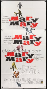 8b818 MARY MARY 3sh 1963 Debbie Reynolds, Barry Nelson, Michael Rennie, musical comedy!