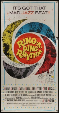8b888 RING-A-DING RHYTHM 3sh 1962 Chubby Checker, rock 'n' roll, It's got that mad jazz beat!