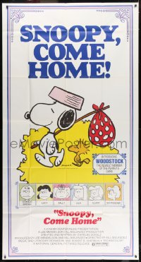 8b922 SNOOPY COME HOME 3sh 1972 Peanuts, Charlie Brown, great Schulz art of Snoopy & Woodstock!