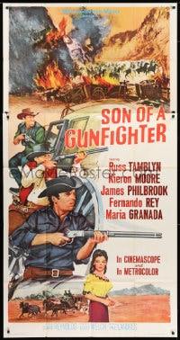8b929 SON OF A GUNFIGHTER 3sh 1966 Russ Tamblyn as Johnny Ketchum, Kieron Moore, different art!