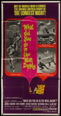 8b983 WHAT DID YOU DO IN THE WAR DADDY 3sh 1966 James Coburn, Blake Edwards, different image!