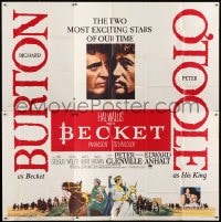 8b331 BECKET 6sh 1964 Richard Burton in the title role, Peter O'Toole, John Gielgud