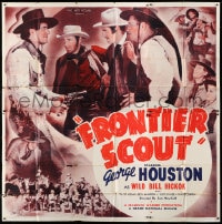 8b357 FRONTIER SCOUT 6sh 1938 George Houston as Wild Bill Hickok, Fuzzy St. John, very rare!