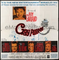 8b358 GAY PURR-EE 6sh 1962 Judy Garland, Robert Goulet, Red Buttons, cartoon cats!