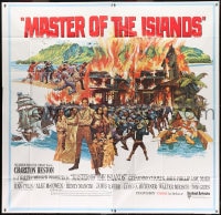 8b368 HAWAIIANS int'l 6sh 1970 James A. Michener epic novel, Master of the Islands, art by Pfieffer!