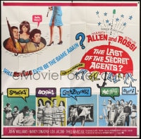 8b380 LAST OF THE SECRET AGENTS 6sh 1966 Allen & Rossi, will spying ever be the same again!