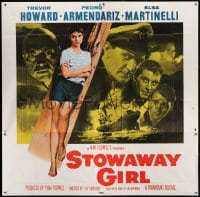 8b388 MANUELA 6sh 1957 Trevor Howard, Pedro Armendariz, Elsa Martinelli is the Stowaway Girl!