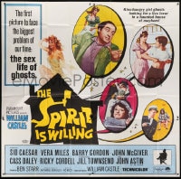 8b421 SPIRIT IS WILLING 6sh 1967 sex life of kiss-hungry girl ghosts looking for a live lover!