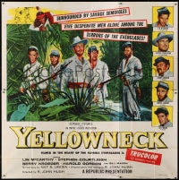 8b443 YELLOWNECK 6sh 1955 Civil War cowards surrounded by savage Seminoles in the Everglades!