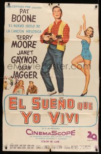 8b468 BERNARDINE Argentinean 1957 art of America's new boyfriend Pat Boone is on the screen!