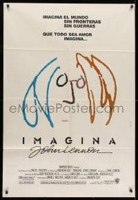 8b519 IMAGINE Argentinean 1988 classic self portrait artwork by former Beatle John Lennon!