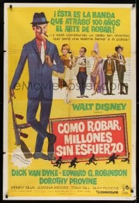 8b551 NEVER A DULL MOMENT Argentinean 1968 Disney, Dick Van Dyke, Edward G. Robinson, Dorothy Provine