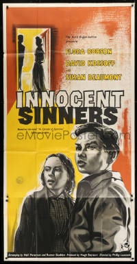 8b086 INNOCENT SINNERS English 3sh 1958 book by Rumer Godden, David Kossoff, Susan Beaumont!