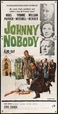 8b087 JOHNNY NOBODY English 3sh 1966 Aldo Ray, Nigel Patrick, Yvonne Mitchell, William Bendix