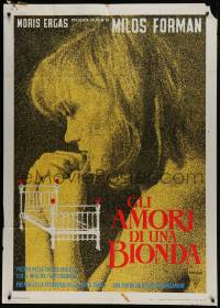 8b253 LOVES OF A BLONDE Italian 1p 1966 Czech, Milos Forman's Lasky Jedne Plavovlasky, Brejchova