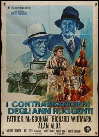 8b266 MOONSHINE WAR Italian 1p 1970 Elmore Leonard, alcohol bootleggers in 1932, different & rare!