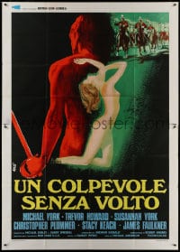 8b104 CONDUCT UNBECOMING Italian 2p 1975 Michael Anderson, different Tino Avell art of naked girli