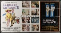 8b058 LA CAGE AUX FOLLES II int'l Spanish language 1-stop poster 1981 Birds of a Feather 2, Serrault
