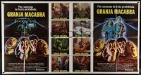 8b061 MOTEL HELL int'l Spanish language 1-stop poster 1980 horror art of victims planted in ground!