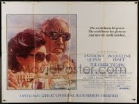 8b048 GREEK TYCOON subway poster 1978 great Tom Jung art of Jacqueline Bisset & Anthony Quinn!