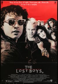 8c739 LOST BOYS Aust 1sh 1987 teen vampire Kiefer Sutherland, directed by Joel Schumacher!