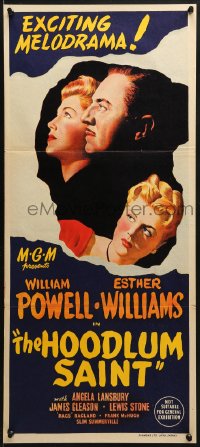 8c861 HOODLUM SAINT Aust daybill 1946 William Powell, Esther Williams, Angela Lansbury!
