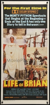 8c888 LIFE OF BRIAN Aust daybill R1980s Monty Python, Graham Chapman in the title role!