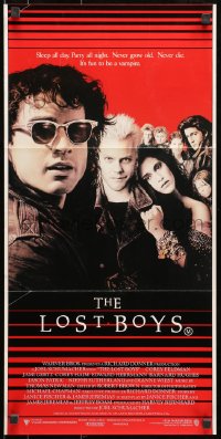 8c892 LOST BOYS Aust daybill 1987 teen vampire Kiefer Sutherland, directed by Joel Schumacher!