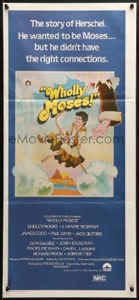 8c992 WHOLLY MOSES Aust daybill 1980 great art, the story of Herschel the Moses wannabe!